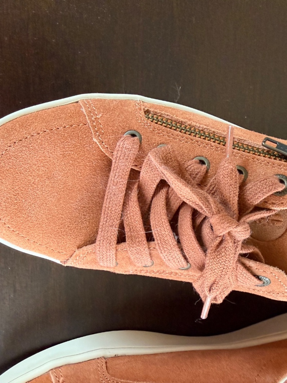 Revitalign orthotic suede brown sneakers size 8 - Picture 8 of 13